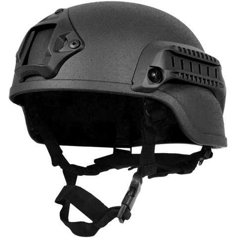 G-Force MICH 2000 Replica Helmet w/ Side Adapter Rails - BLACK
