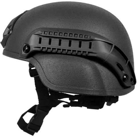 G-Force MICH 2000 Replica Helmet w/ Side Adapter Rails - BLACK