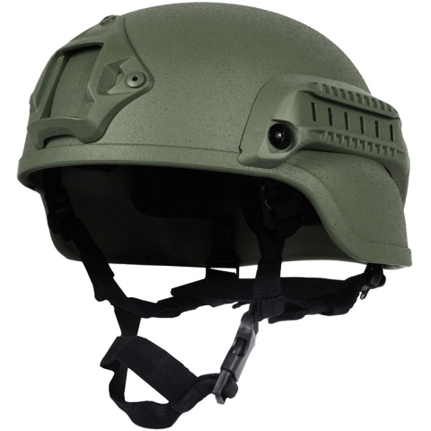 G-Force MICH 2000 Replica Helmet w/ Side Adapter Accessory Rails - OD