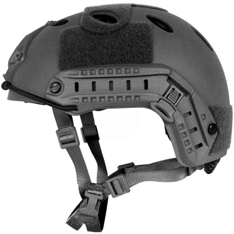 G-Force Tactical Operator BUMP Helmet w/ Side Accessory Rails - BLACK