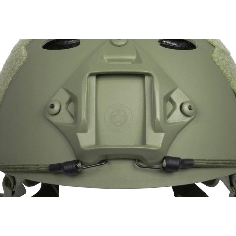 G-Force Tactical Operator BUMP Helmet w/ Side Accessory Rails - OD