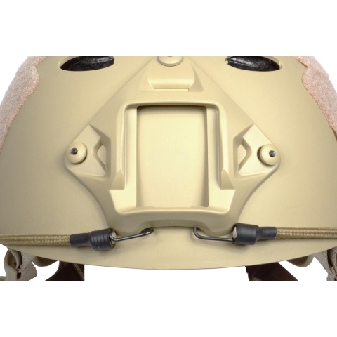 G-Force Tactical Operator BUMP Helmet w/ Side Accessory Rails - TAN