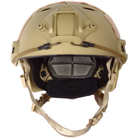 G-Force Tactical Operator BUMP Helmet w/ Side Accessory Rails - TAN