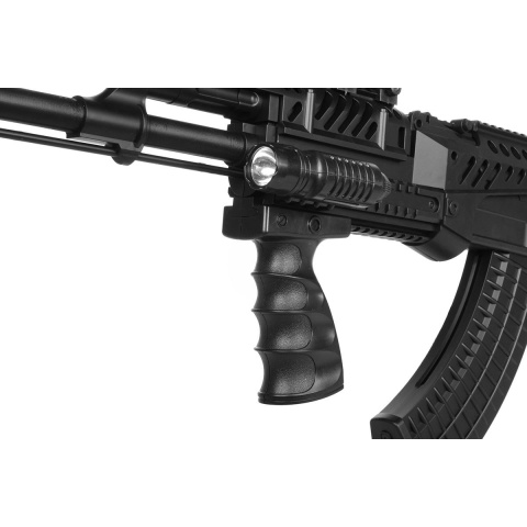 CYMA P48A AK47 RAS Spring Airsoft Rifle - BLACK