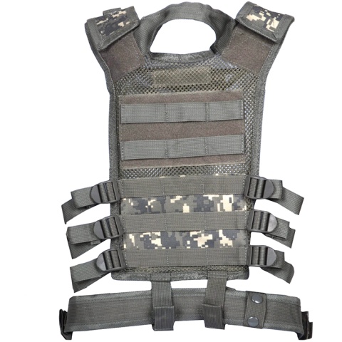 NcStar Youth Cross Draw Tactical Vest w/ Integrated Holster - ACU