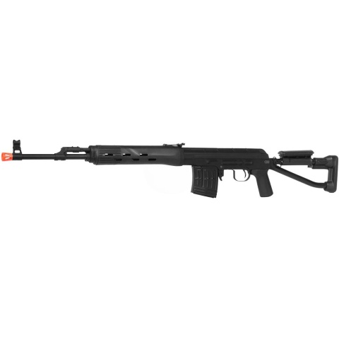 CYMA CM057S SVD-S Paratrooper Airsoft AEG Sniper Rifle - BLACK