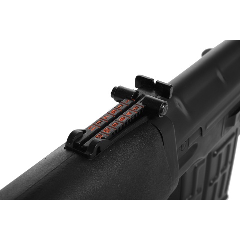 CYMA CM057S SVD-S Paratrooper Airsoft AEG Sniper Rifle - BLACK