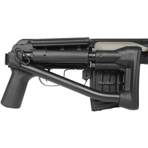 CYMA CM057S SVD-S Paratrooper Airsoft AEG Sniper Rifle - BLACK