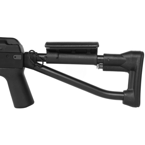 CYMA CM057S SVD-S Paratrooper Airsoft AEG Sniper Rifle - BLACK