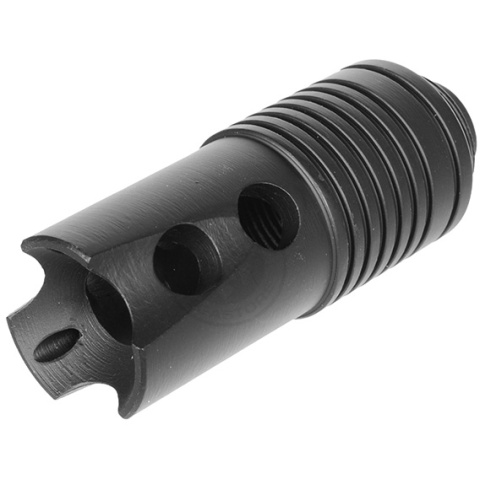 CYMA Airsoft C70 Steel Strike 14mm CCW Flash Hider - BLACK