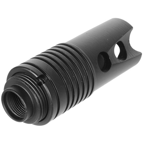 CYMA Airsoft C70 Steel Strike 14mm CCW Flash Hider - BLACK