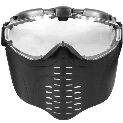 DOOR BUSTER - G-Force Airsoft Full Face Mask w/ Internal Fan - BLACK