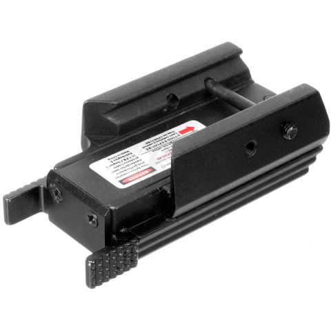 NcStar Airsoft Low Profile Tactical Red Laser w/ Weaver Rail Mount