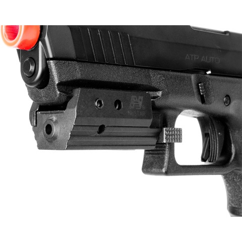 NcStar Airsoft Low Profile Tactical Red Laser w/ Weaver Rail Mount