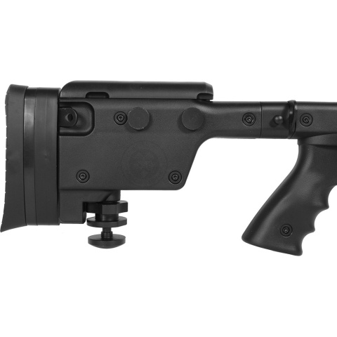 WellFire MB4407 Tri-Rail MK96 Spring Airsoft Sniper Rifle - BLACK