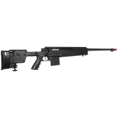 WellFire MB4407 Tri-Rail MK96 Spring Airsoft Sniper Rifle - BLACK