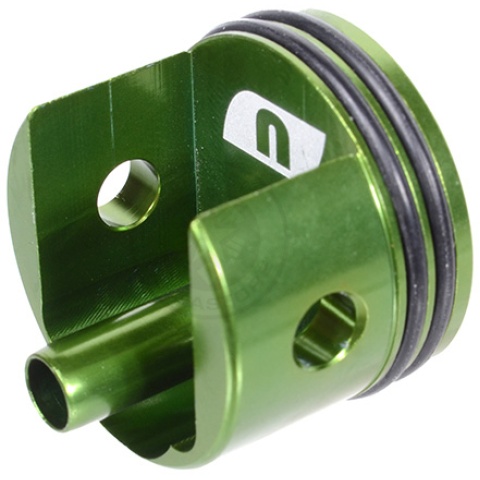 ASG CNC Aluminum Version 6 Airsoft Cylinder Head w/ Rubber Bumper