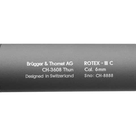 ASG B&T Rotex III C Airsoft Mock Suppressor Barrel Extension - GRAY