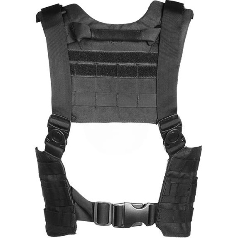Condor Outdoor MCR7 Ronin Tactical MOLLE Split Chest Rig - BLACK