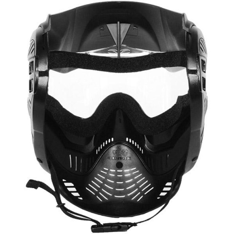 Valken Annex MI-3 Full Face Airsoft Mask w/ Visor - BLACK