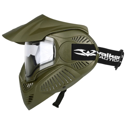 Valken Annex MI-7 Full Face Airsoft Mask w/ Visor - OD GREEN