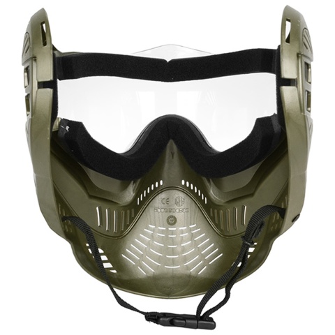 Valken Annex MI-7 Full Face Airsoft Mask w/ Visor - OD GREEN