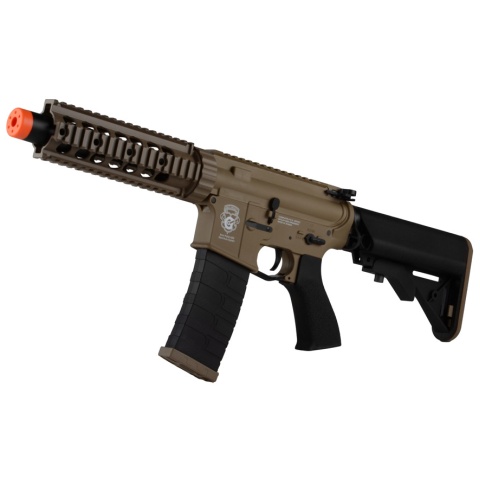 G&G GR4 Electric Blowback M4 CQB-S Mini Airsoft AEG - TAN / BLACK