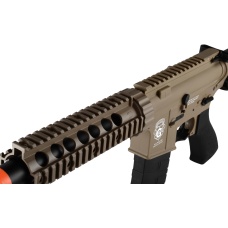 G&G GR4 Electric Blowback M4 CQB-S Mini Airsoft AEG - TAN / BLACK