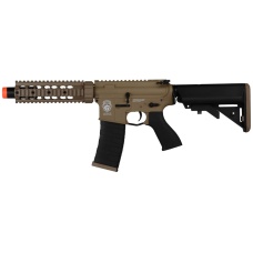 G&G GR4 Electric Blowback M4 CQB-S Mini Airsoft AEG - TAN / BLACK