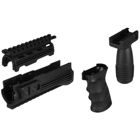 T&D Airsoft AK47 AEG RIS Handguard / Foregrip / Motor Grip Set
