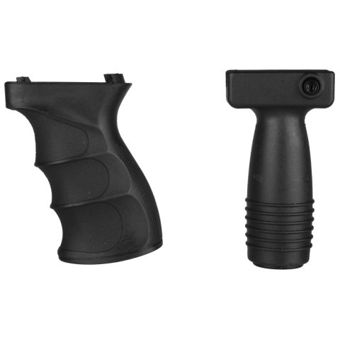 T&D Airsoft AK47 AEG RIS Handguard / Foregrip / Motor Grip Set