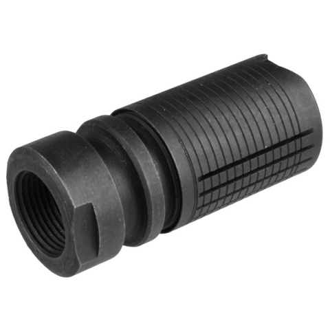 T&D Airsoft Knight Style CCW Flash Hider w/ Inner Barrel Stabilizer