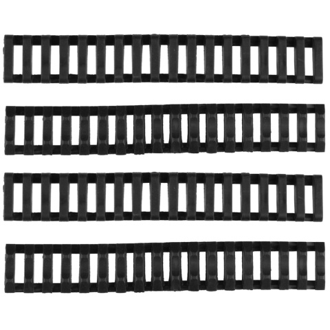 T&D Airsoft Slim Handguard Rail Cover Ladders Set of 4 - BLACK
