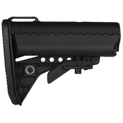 T&D Airsoft Improved M4 Style Crane Stock - BLACK