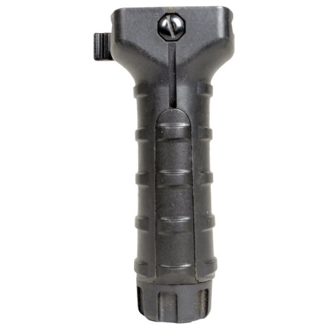 T&D Airsoft Polymer Vertical Foregrip w/ Clamp - BLACK