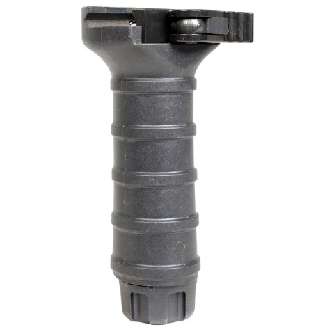 T&D Airsoft Polymer Vertical Foregrip w/ Clamp - BLACK