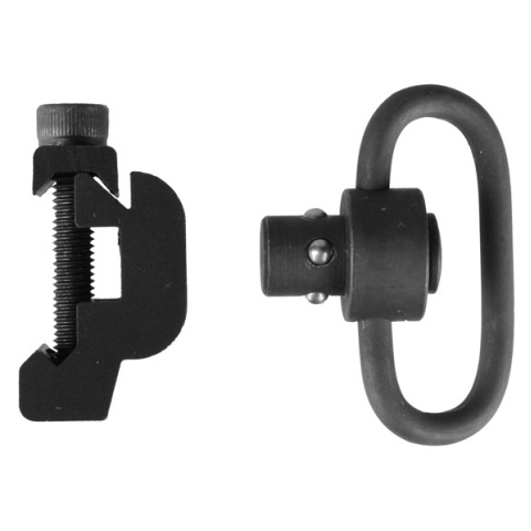 T&D Airsoft 20mm Sling RIS / RAS Rail Mount w/ QD Sling Swivel