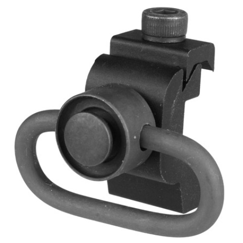 T&D Airsoft 20mm Sling RIS / RAS Rail Mount w/ QD Sling Swivel