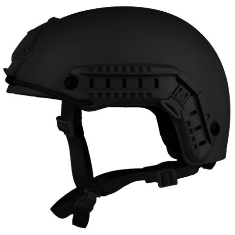 G-Force Ballistic BUMP Helmet w/ Side Adapter Rails - BLACK