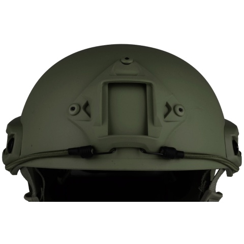 G-Force Ballistic BUMP Helmet w/ Side Adapter Rails - OD GREEN