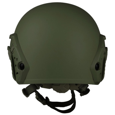 G-Force Ballistic BUMP Helmet w/ Side Adapter Rails - OD GREEN