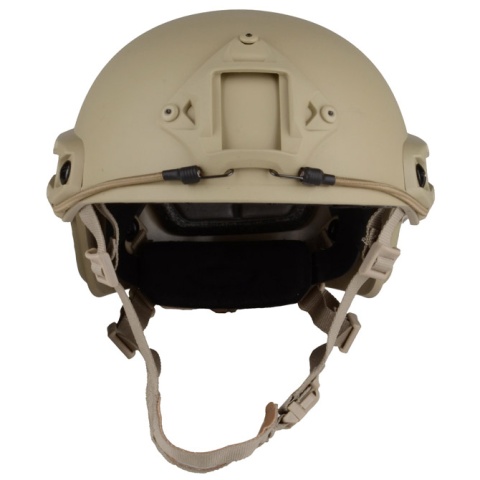 G-Force Ballistic BUMP Helmet w/ Side Adapter Rails - TAN