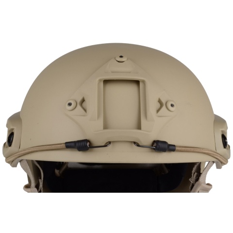 G-Force Ballistic BUMP Helmet w/ Side Adapter Rails - TAN