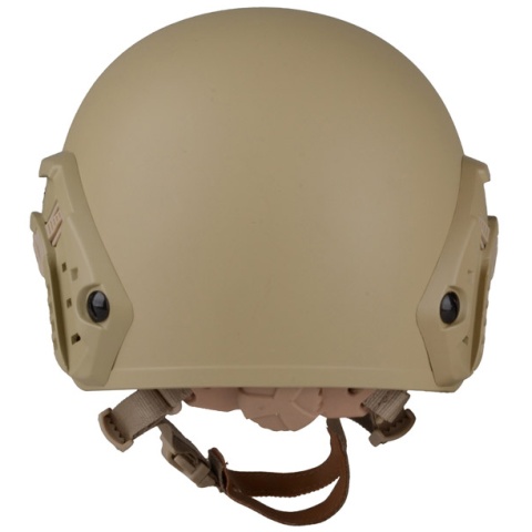 G-Force Ballistic BUMP Helmet w/ Side Adapter Rails - TAN