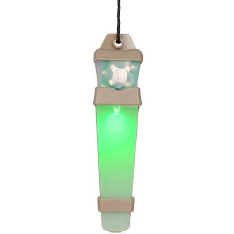 T&D Illuminated FOF Tactical Helmet Light w/ Hook and Loop - GREEN