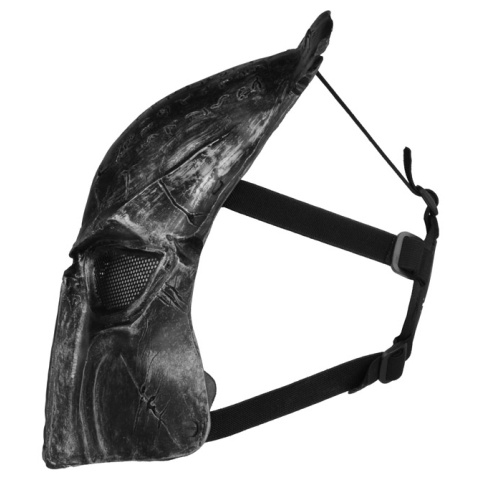 T&D Airsoft Wire Mesh Predator Full Face Mask - BLACK