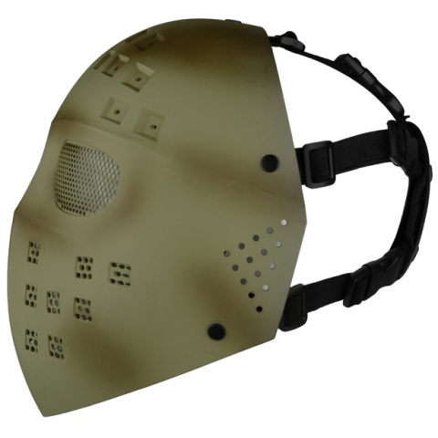 T&D Airsoft Wire Mesh Hockey Full Face Mask - TAN