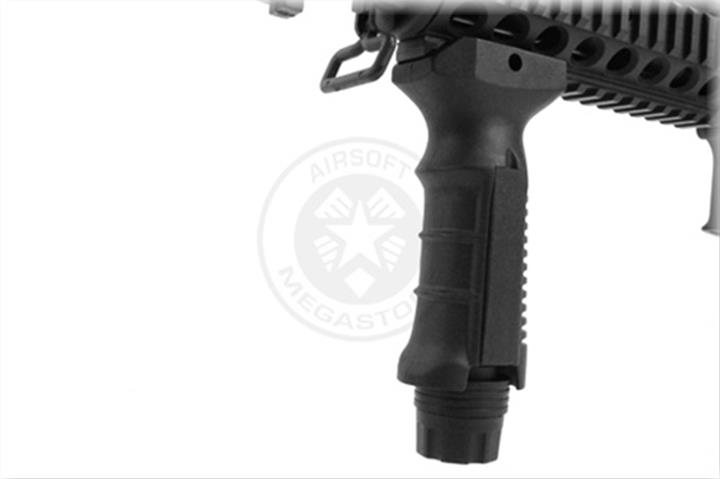 AIM Sports Ergonomic RIS Vertical Foregrip w/ Pressure Pad Housing - Click Image to Close