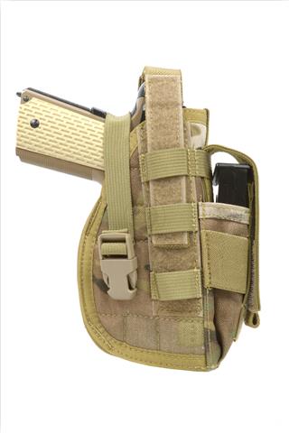 FLYYE INDUSTIRES TACTICAL MOLLE 1911 PISTOL HOLSTER (GENUINE MULTICAM) - Click Image to Close