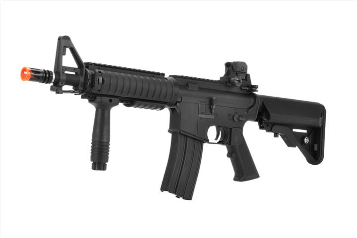 LCT CQB SE M4 Electric Blowback Airsoft Carbine Rifle (Color: Black) - Click Image to Close